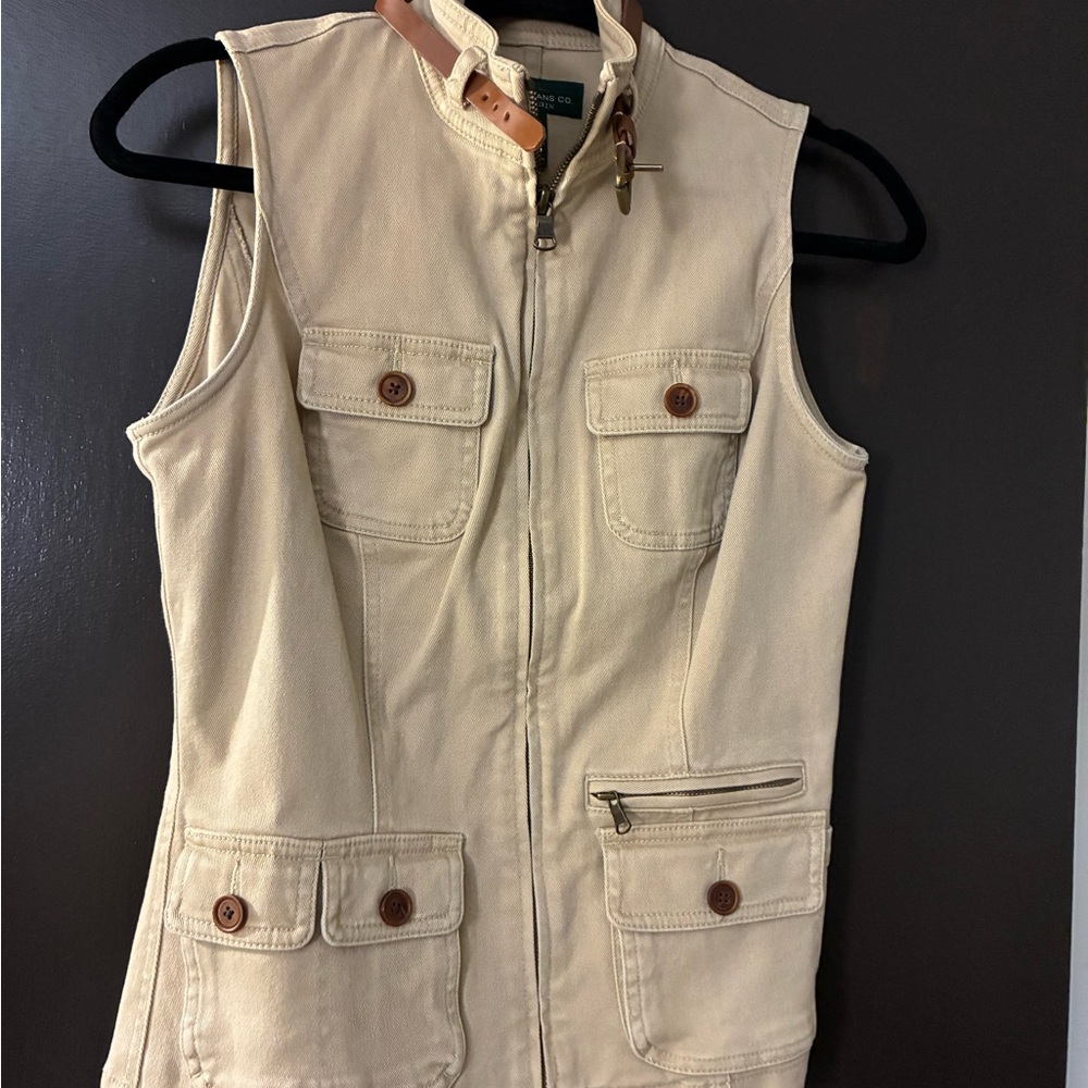 Ralph Lauren Tan Utility Vest